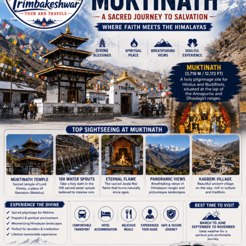 6 Days 5 Night Muktinath , Pshupatinath Pokhra